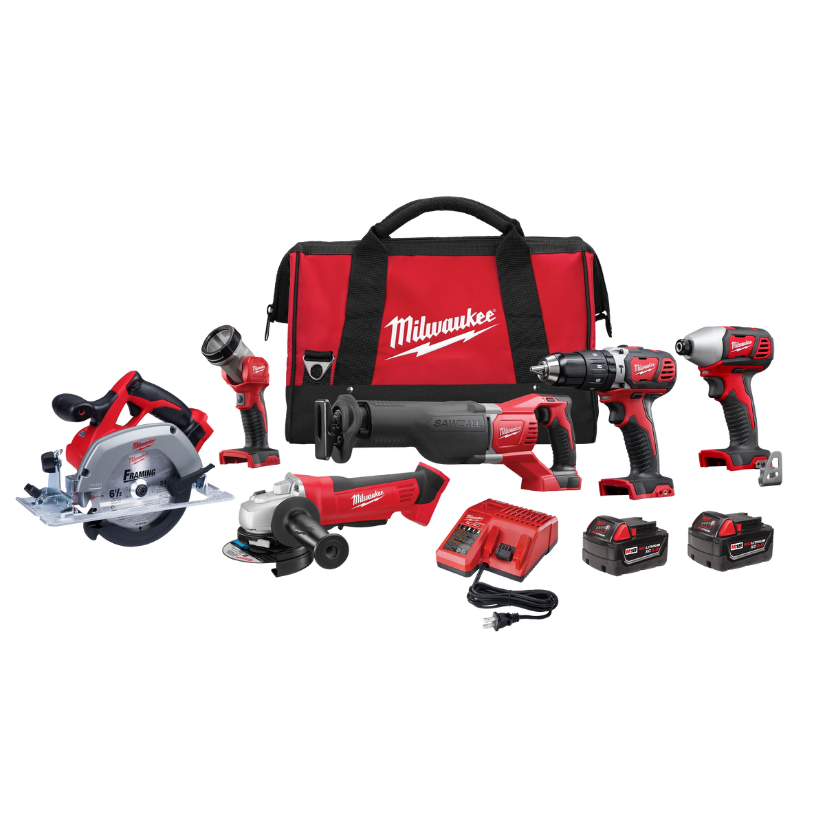 Milwaukee M18™ Cordless 6-Tool Combo Kit