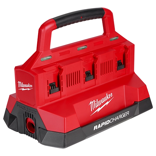 Milwaukee M18™ Six Bay Rapid Charger w/ PACKOUT™ Compatibility
