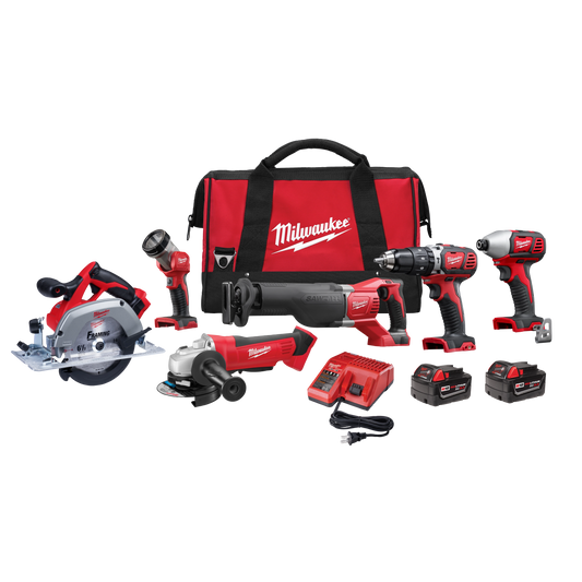 Milwaukee M18™ Cordless 6-Tool Combo Kit